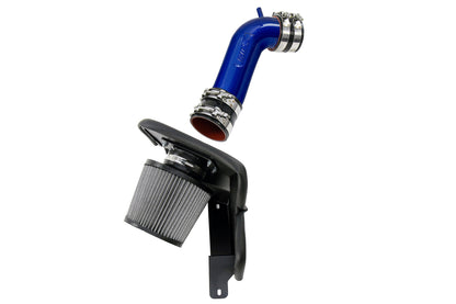 HPS Performance Air Intake Kit with Heat Shield, Blue, 827-715BL