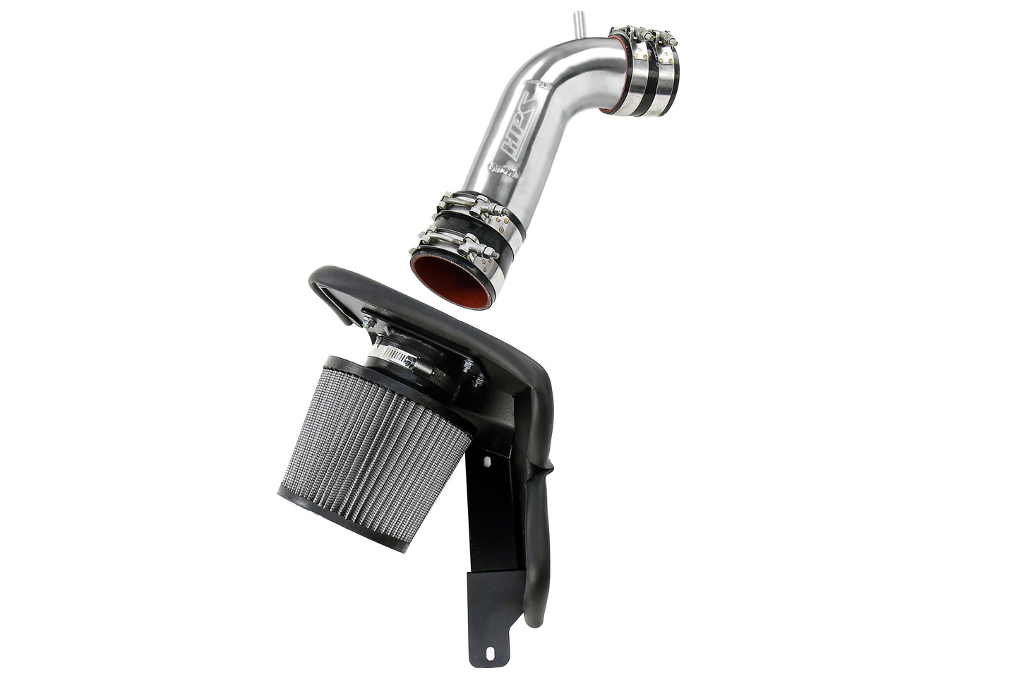 HPS Performance Air Intake Kit with Heat Shield, Polished, 827-715P