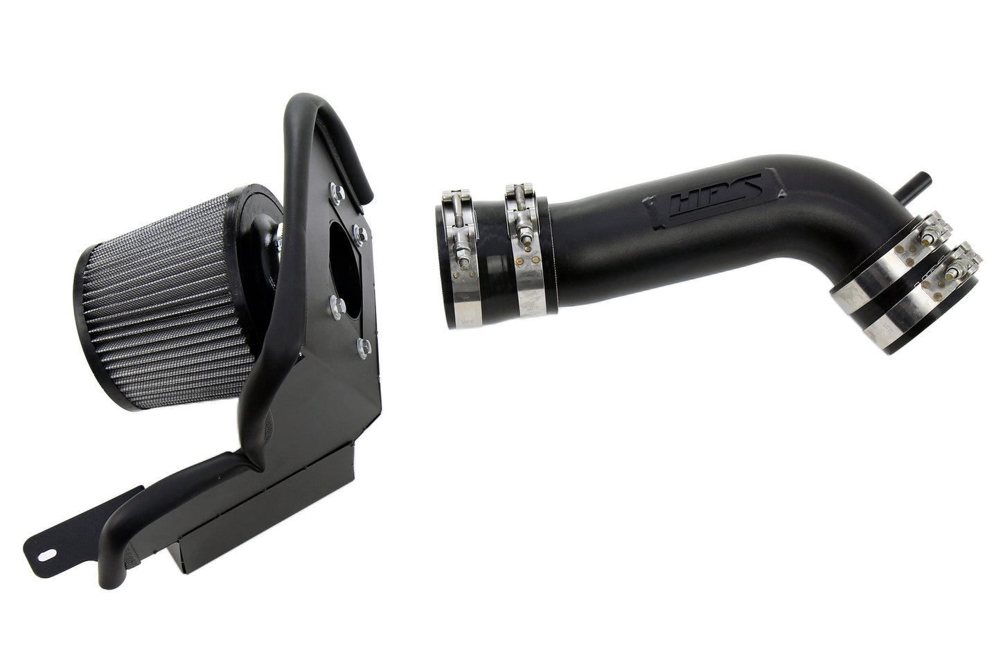 HPS Performance Air Intake Kit with Heat Shield, Black, 827-715WB