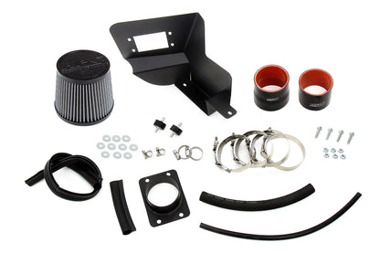 HPS Performance Air Intake Kit with Heat Shield, Red, 827-715R