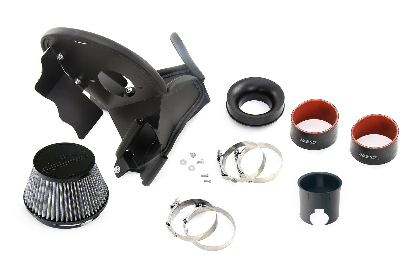 HPS Performance Air Intake Kit with Heat Shield, Blue, 827-717BL