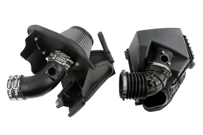 HPS Performance Air Intake Kit with Heat Shield, Blue, 827-717BL