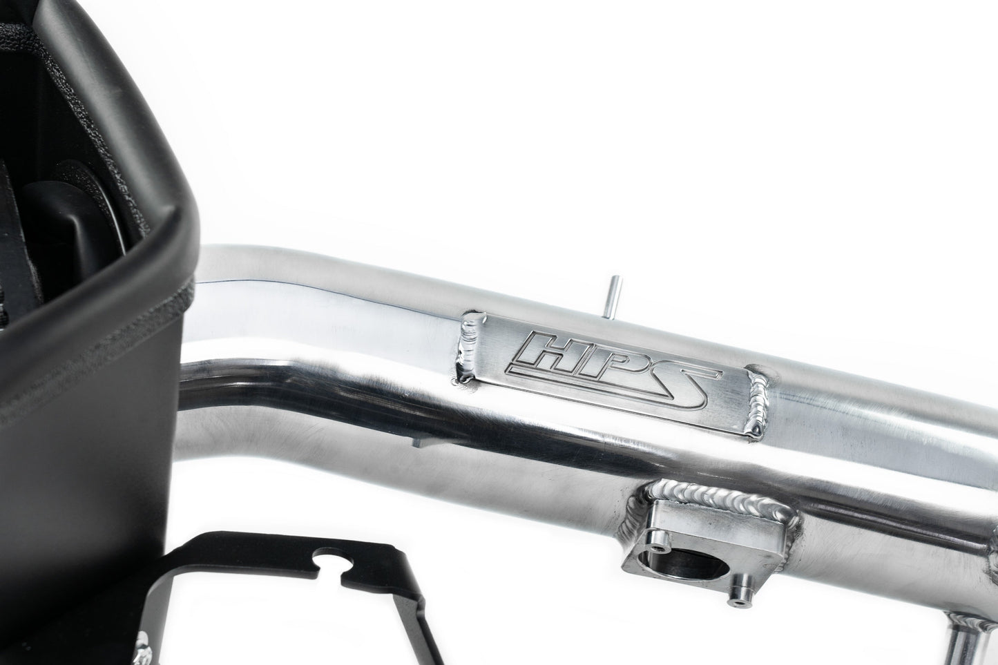 HPS Performance Air Intake Kit with Heat Shield, Polished, 827-718P