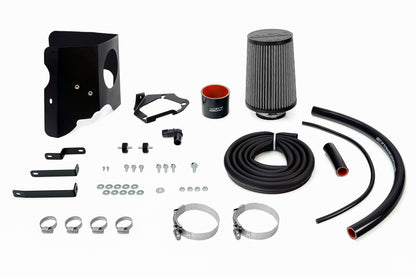 HPS Performance Air Intake Kit with Heat Shield, Blue, 827-718BL