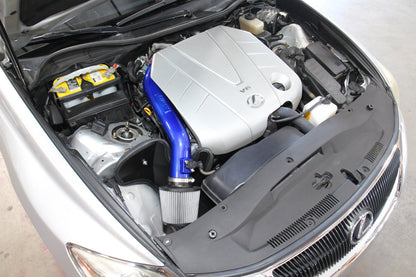 HPS Performance Air Intake Kit with Heat Shield, Polished, 827-720P