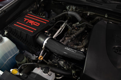 HPS Performance Silicone Air Intake Kit with Drop in Air Filter, Black, 827-723WB