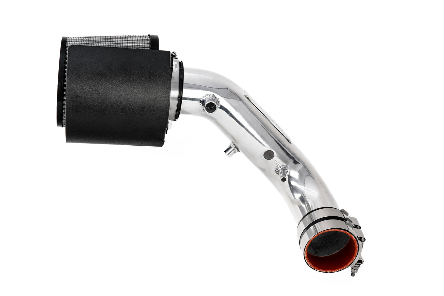 HPS Performance Air Intake Kit with Heat Shield, Polished, 827-724P