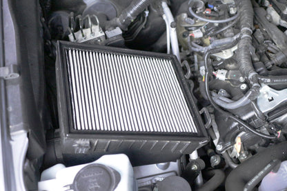 HPS Performance Silicone Air Intake Kit with Drop in Air Filter, Red, 827-725R