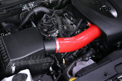 HPS Performance Silicone Air Intake Kit with Drop in Air Filter, Black, 827-725WB