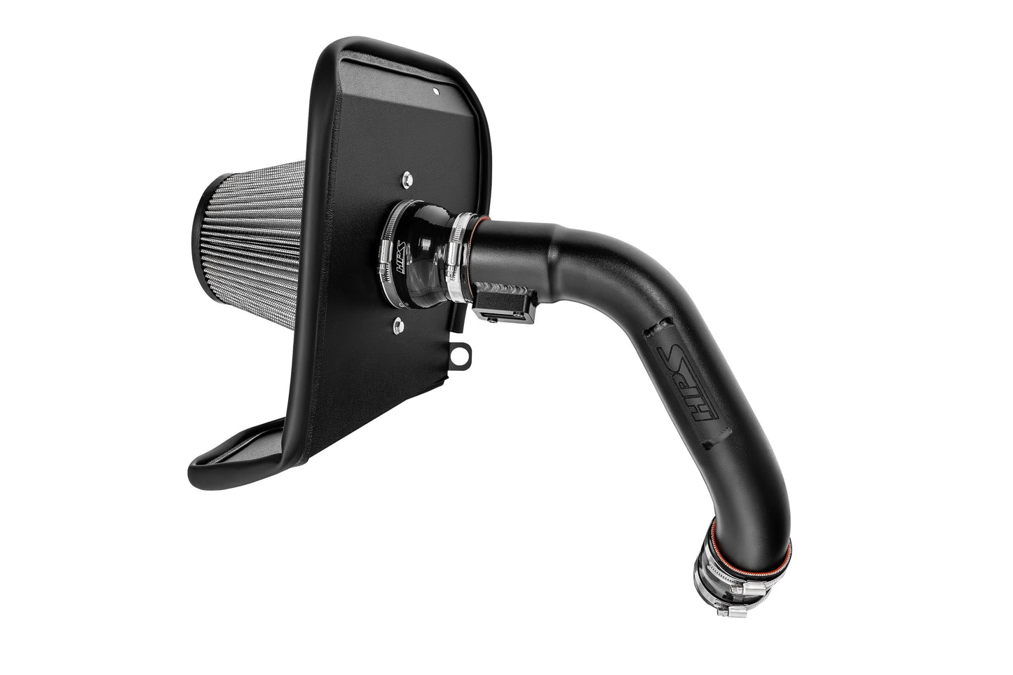 HPS Performance Air Intake Kit with Heat Shield, Black, 827-726WB