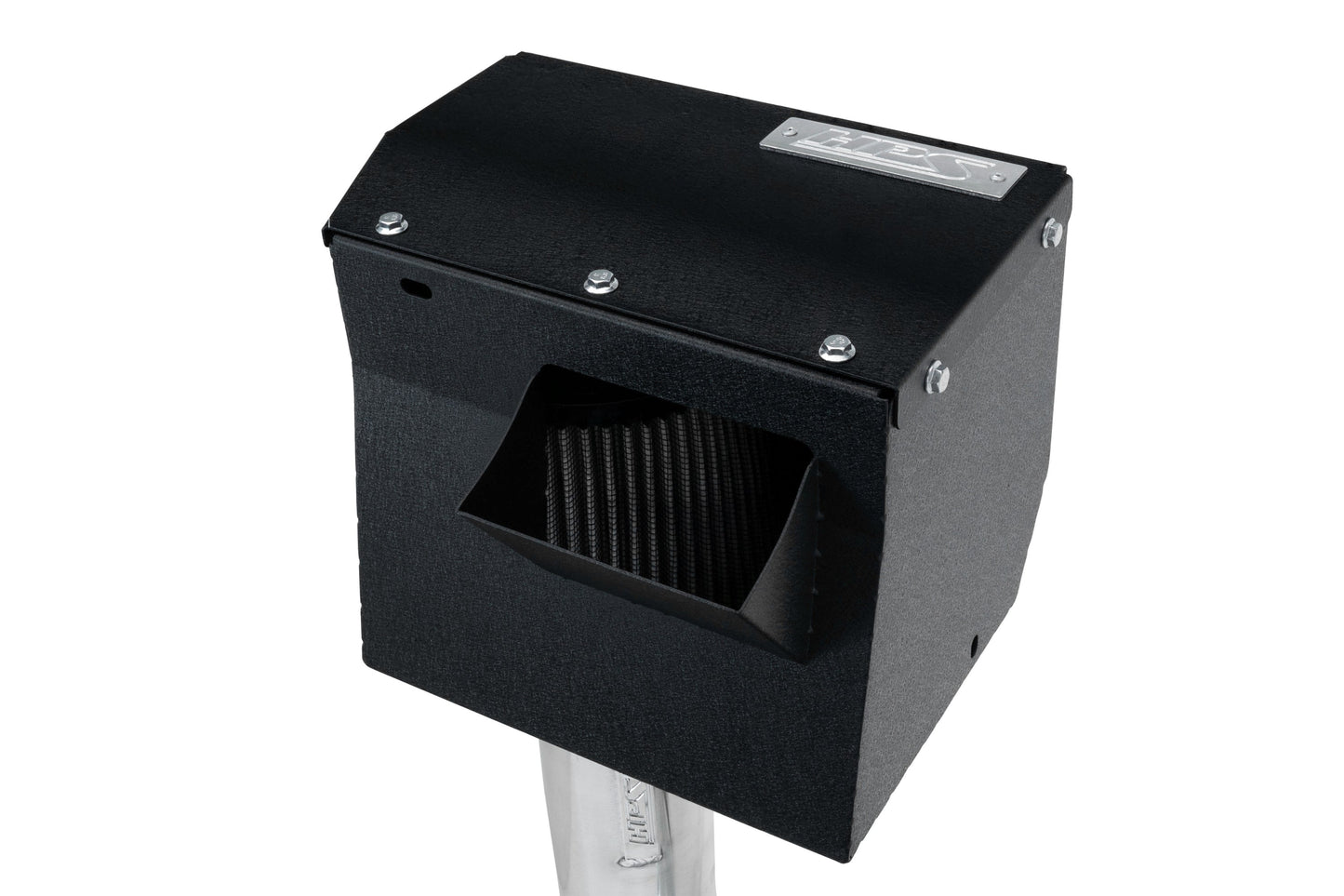 HPS Performance Air Intake Kit with Heat Shield, Polished, 827-727P