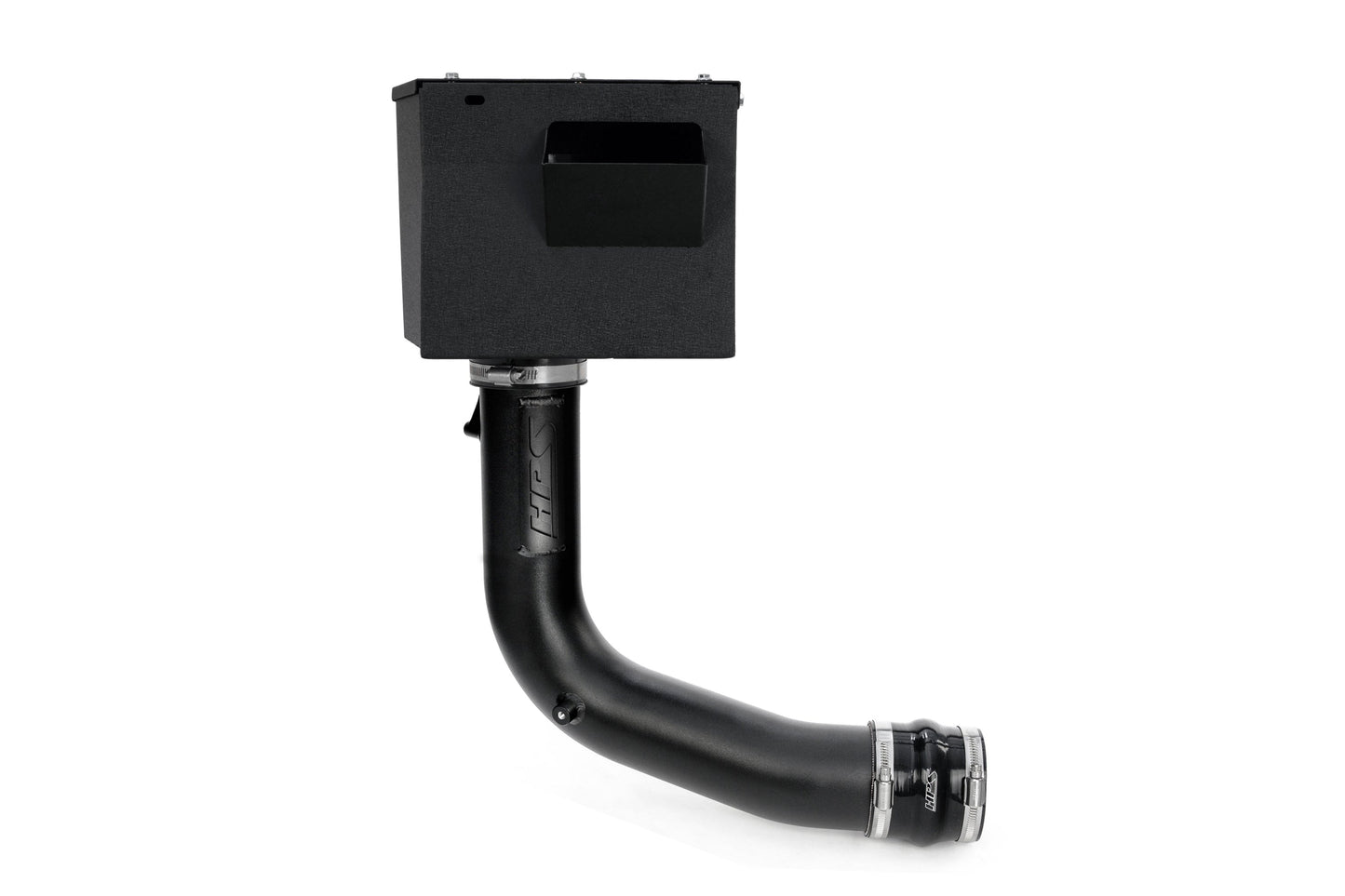 HPS Performance Air Intake Kit with Heat Shield Black 827-727WB