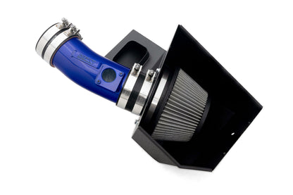 HPS Performance Air Intake Kit with Heat Shield, Blue, 827-728BL