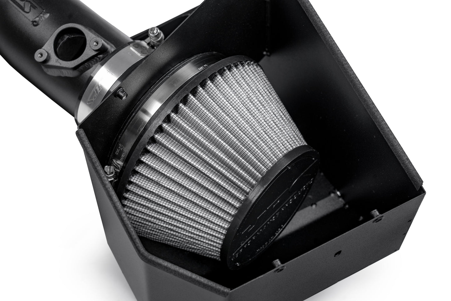 HPS Performance Air Intake Kit with Heat Shield, Black, 827-728WB