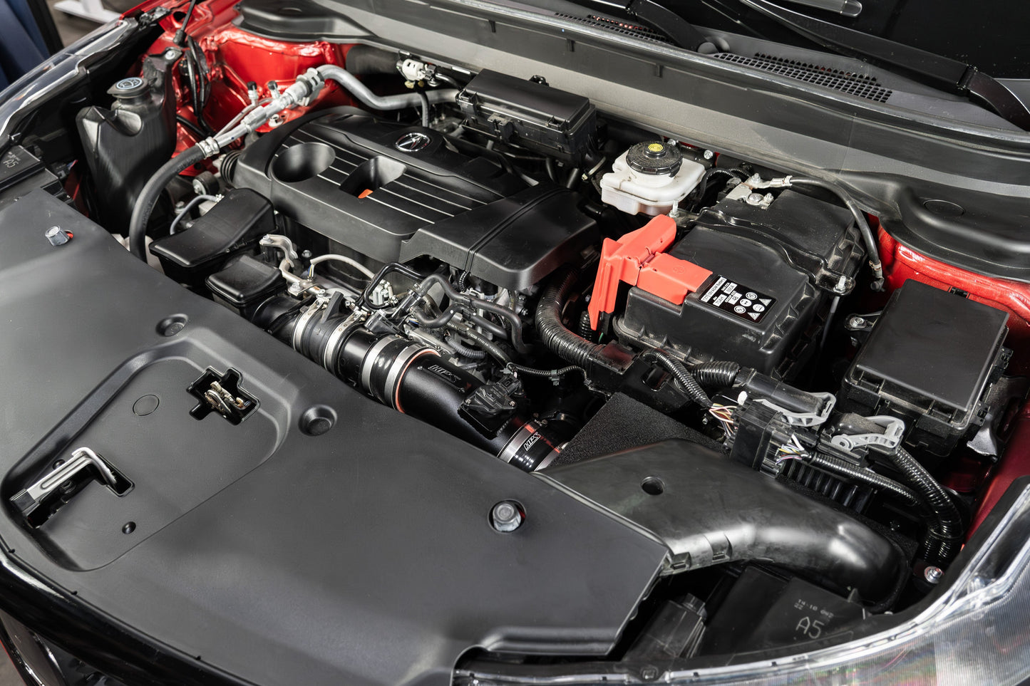 HPS Performance Air Intake Kit with Heat Shield, Black, 827-729WB