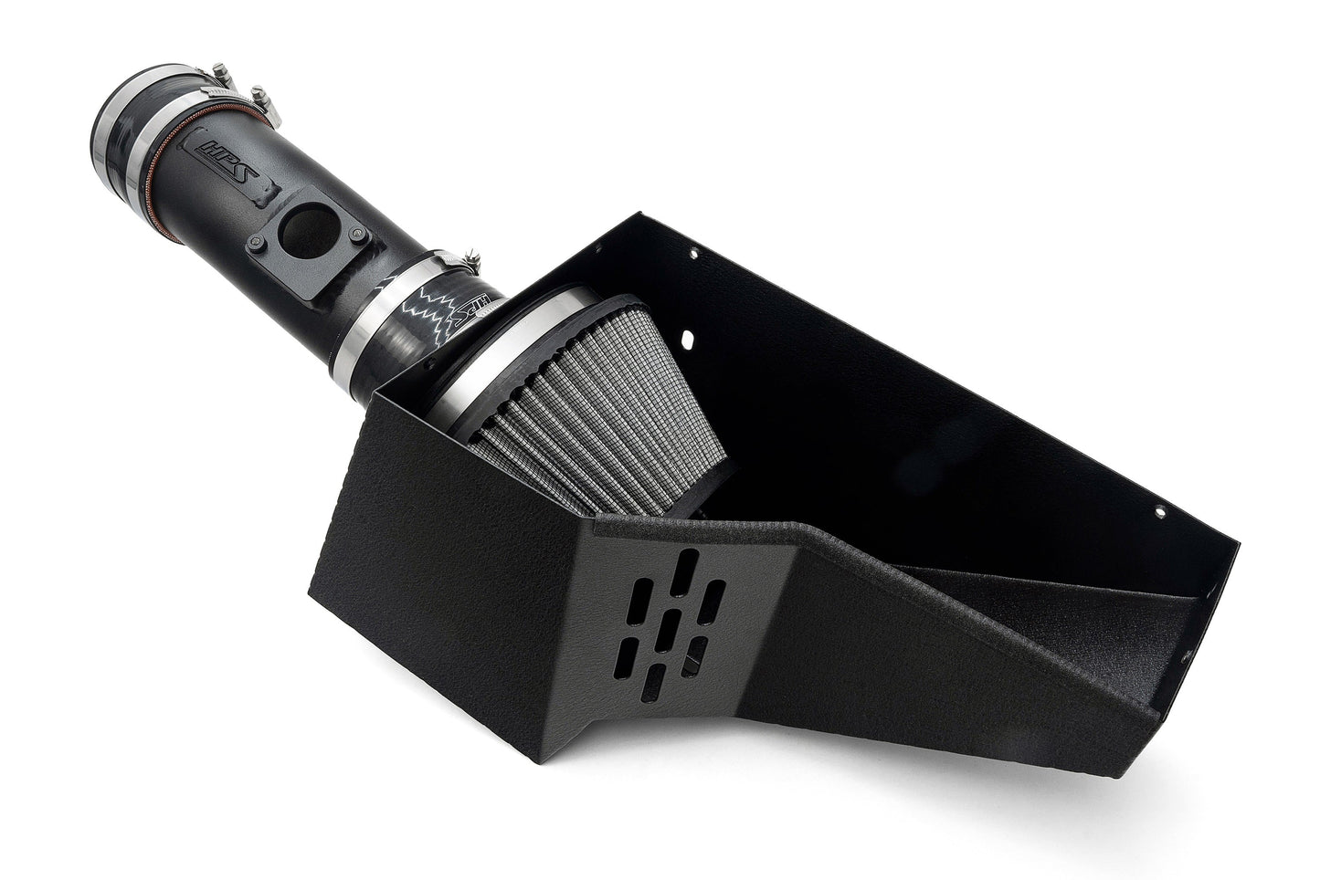 HPS Performance Air Intake Kit with Heat Shield, Black, 827-729WB