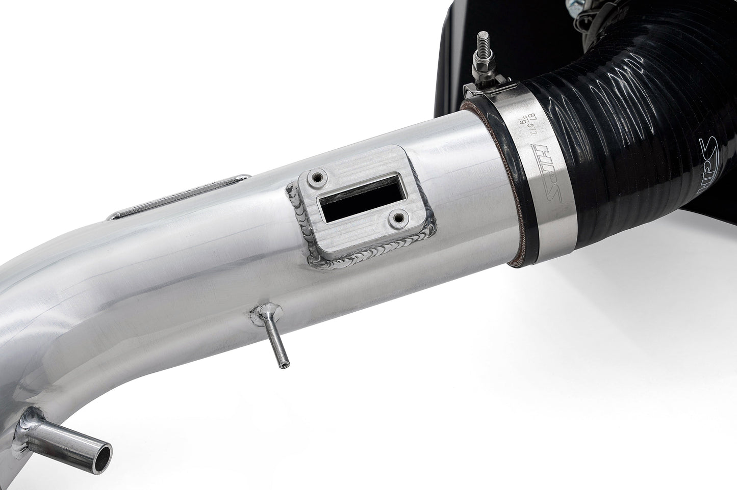 HPS Performance Air Intake Kit with Heat Shield, Polished, 827-730P