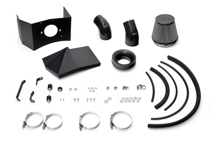 HPS Performance Air Intake Kit with Heat Shield, Blue, 827-730BL