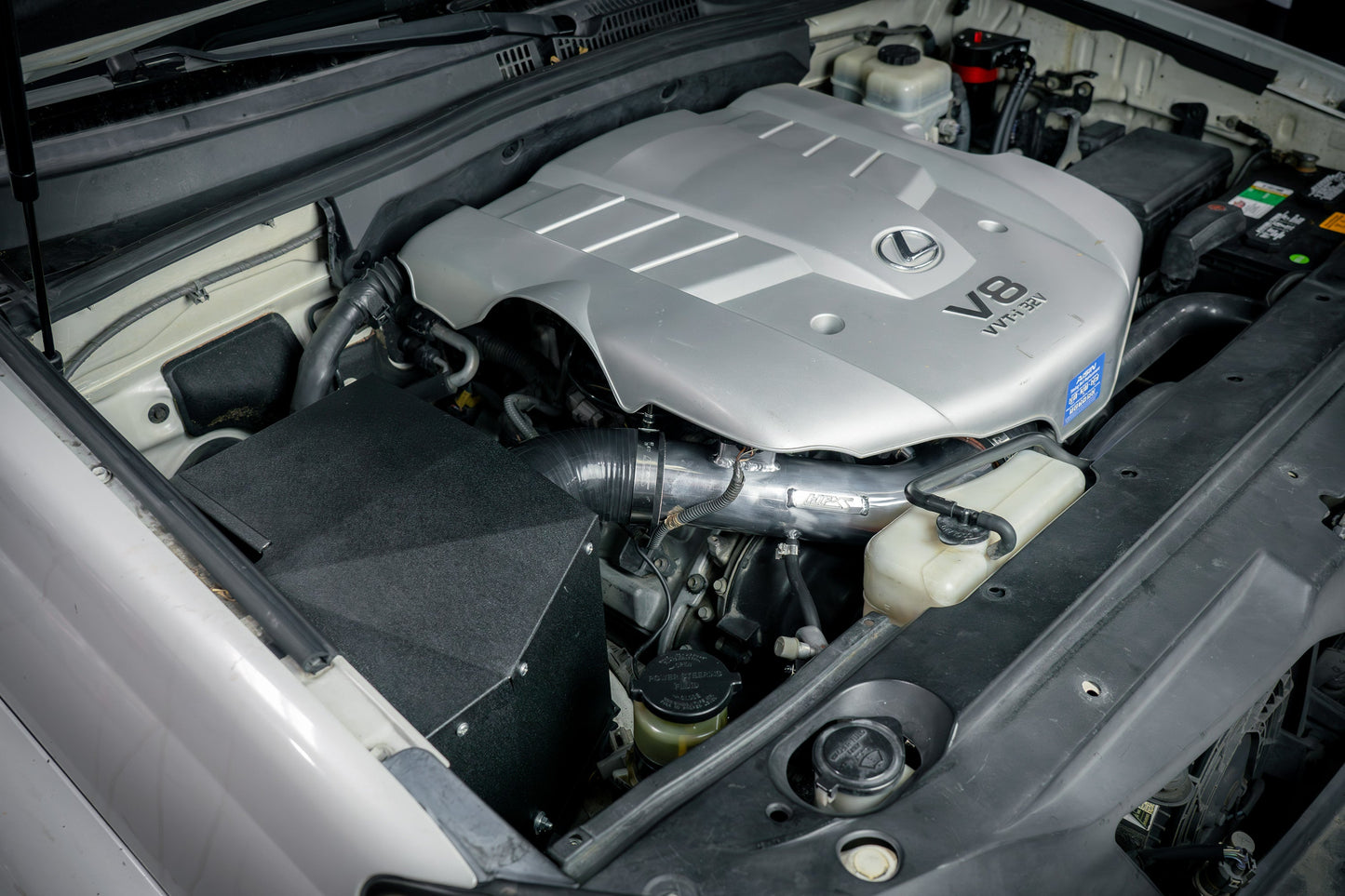 HPS Performance Air Intake Kit with Heat Shield, Blue, 827-730BL