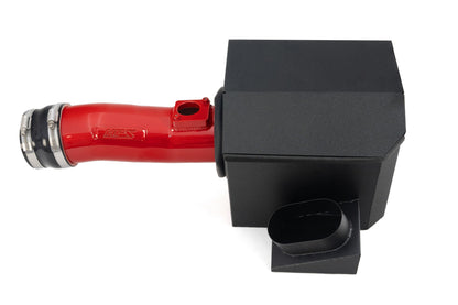 HPS Performance Air Intake Kit with Heat Shield, Red, 827-731R
