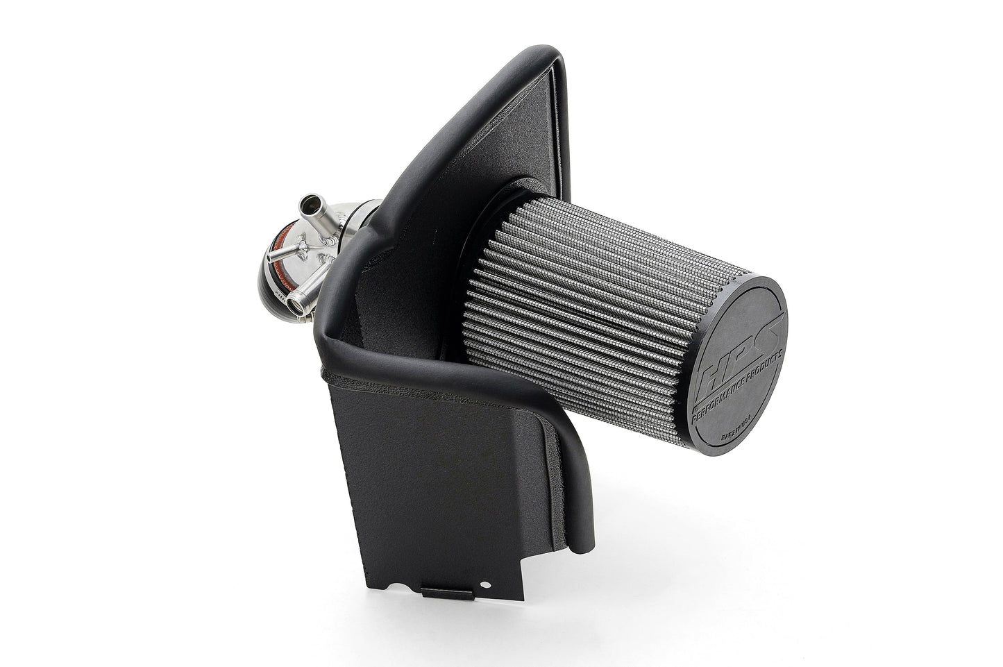 HPS Performance Air Intake Kit with Upper Hot Side Charge Pipe, Polished, 827-733P