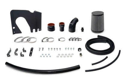 HPS Performance Air Intake Kit with Upper Hot Side Charge Pipe, Black, 827-733WB