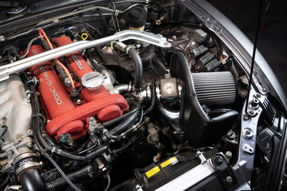 HPS Performance Air Intake Kit with Upper Hot Side Charge Pipe, Polished, 827-733P