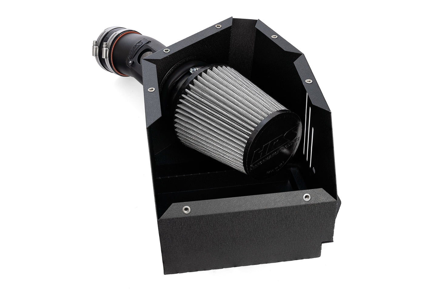 HPS Performance Air Intake Kit with Heat Shield, Black, 827-735WB