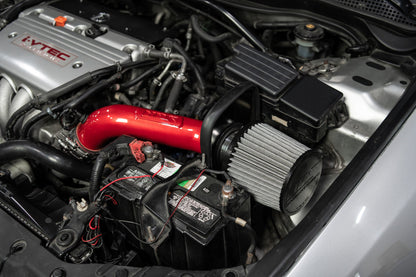 HPS Performance Air Intake Kit with Heat Shield, Red, 827-737R