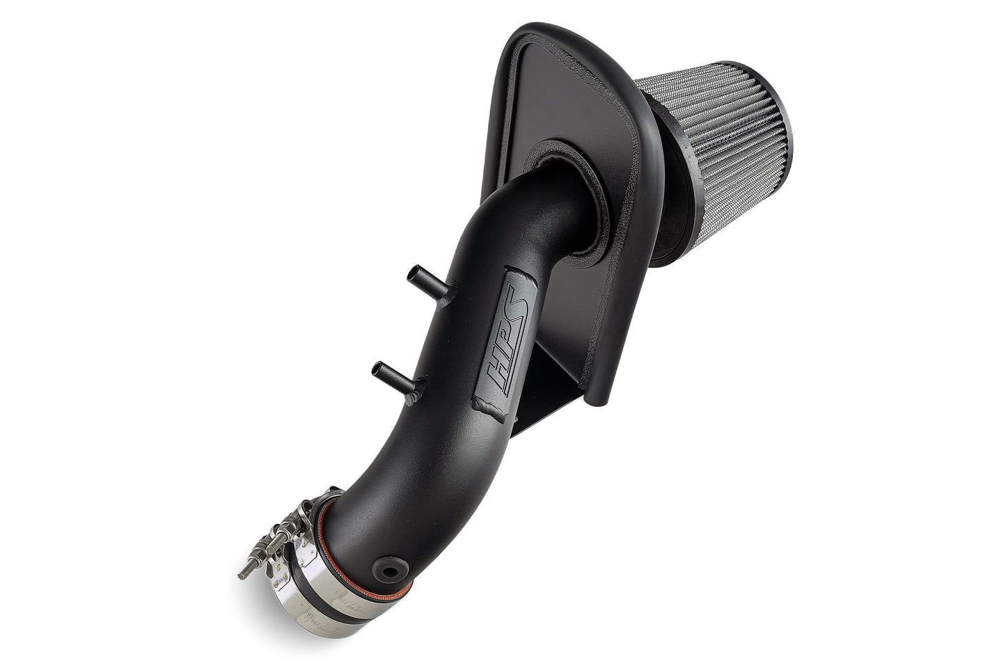 HPS Performance Air Intake Kit with Heat Shield, Black, 827-737WB