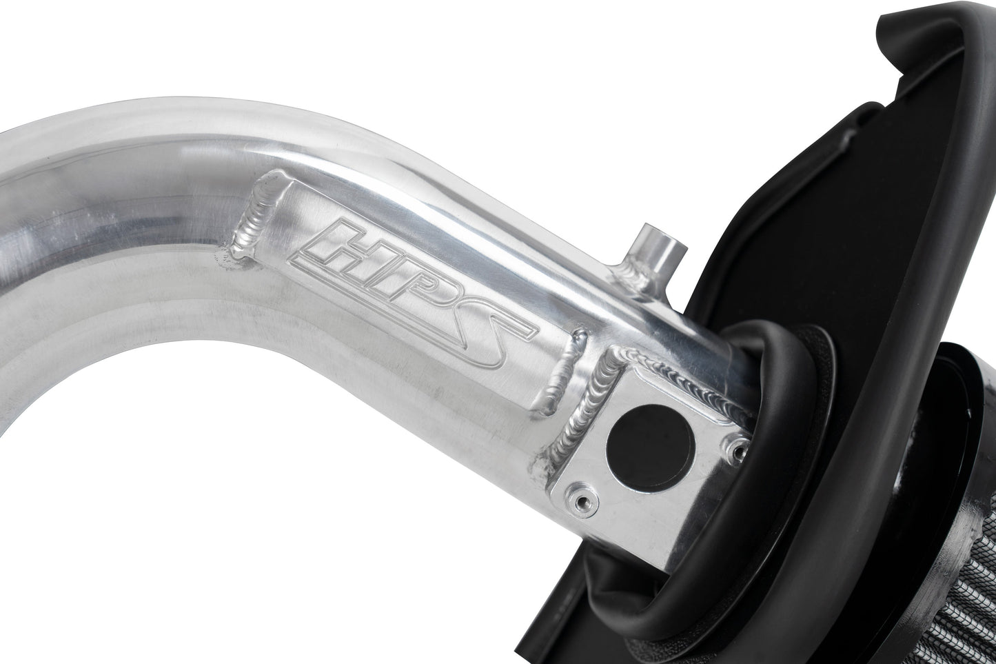 HPS Performance Air Intake Kit with Heat Shield, Black, 827-738WB
