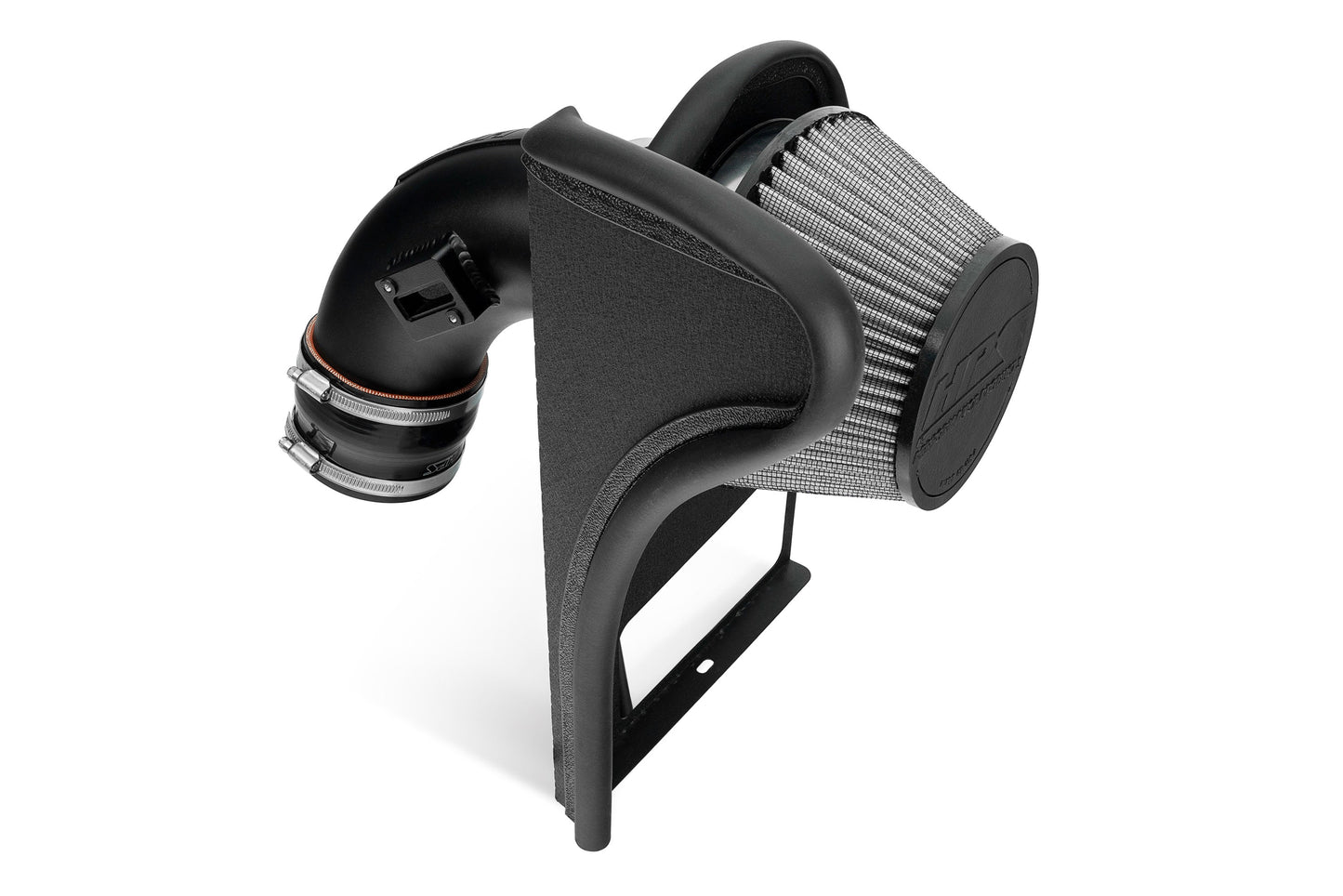 HPS Performance Air Intake Kit with Heat Shield, Black, 827-739WB