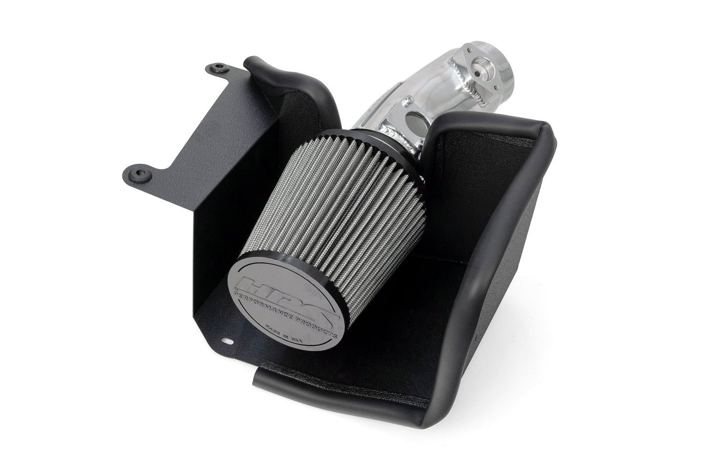 HPS Performance Air Intake Kit with Heat Shield, Polished, 827-741P