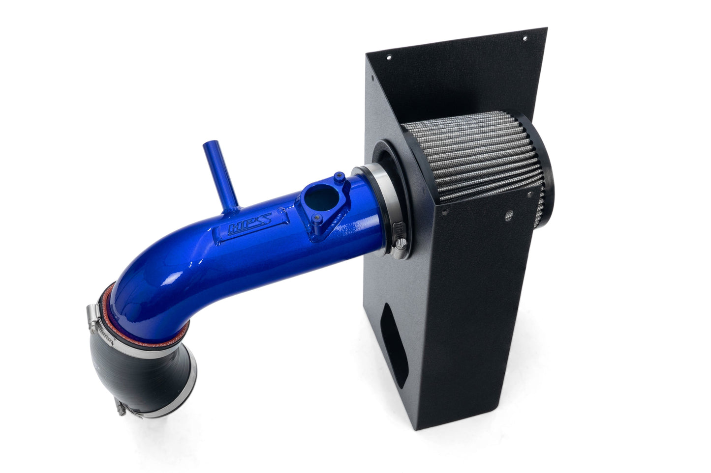 HPS Performance Air Intake Kit with Heat Shield, Blue, 827-768BL