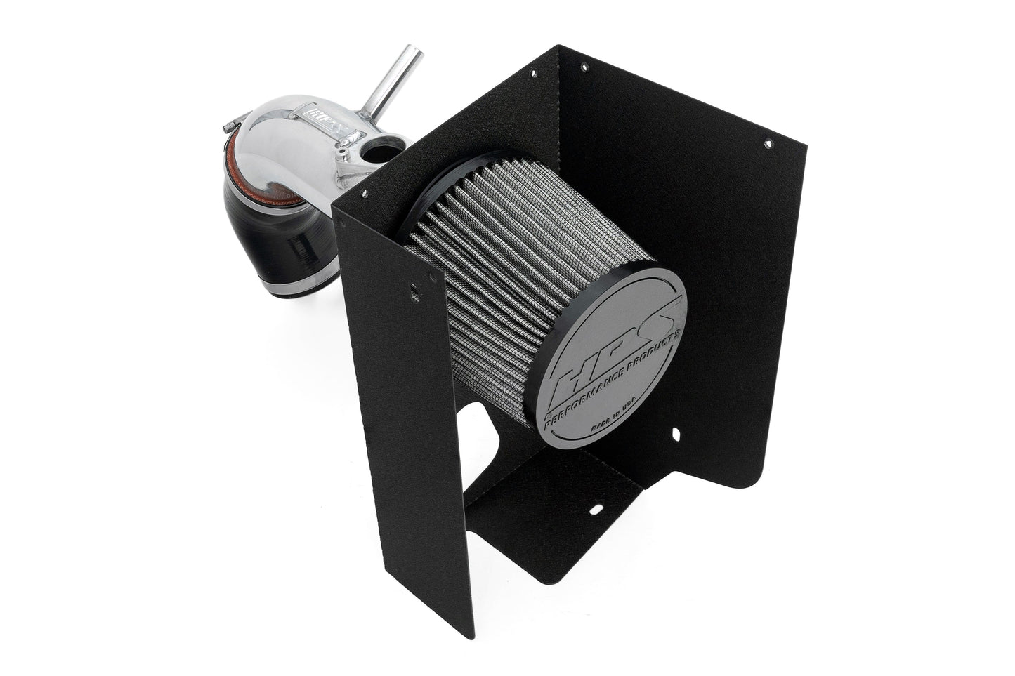 HPS Performance Air Intake Kit with Heat Shield, Polished, 827-768P