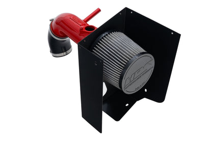HPS Performance Air Intake Kit with Heat Shield, Red, 827-768R