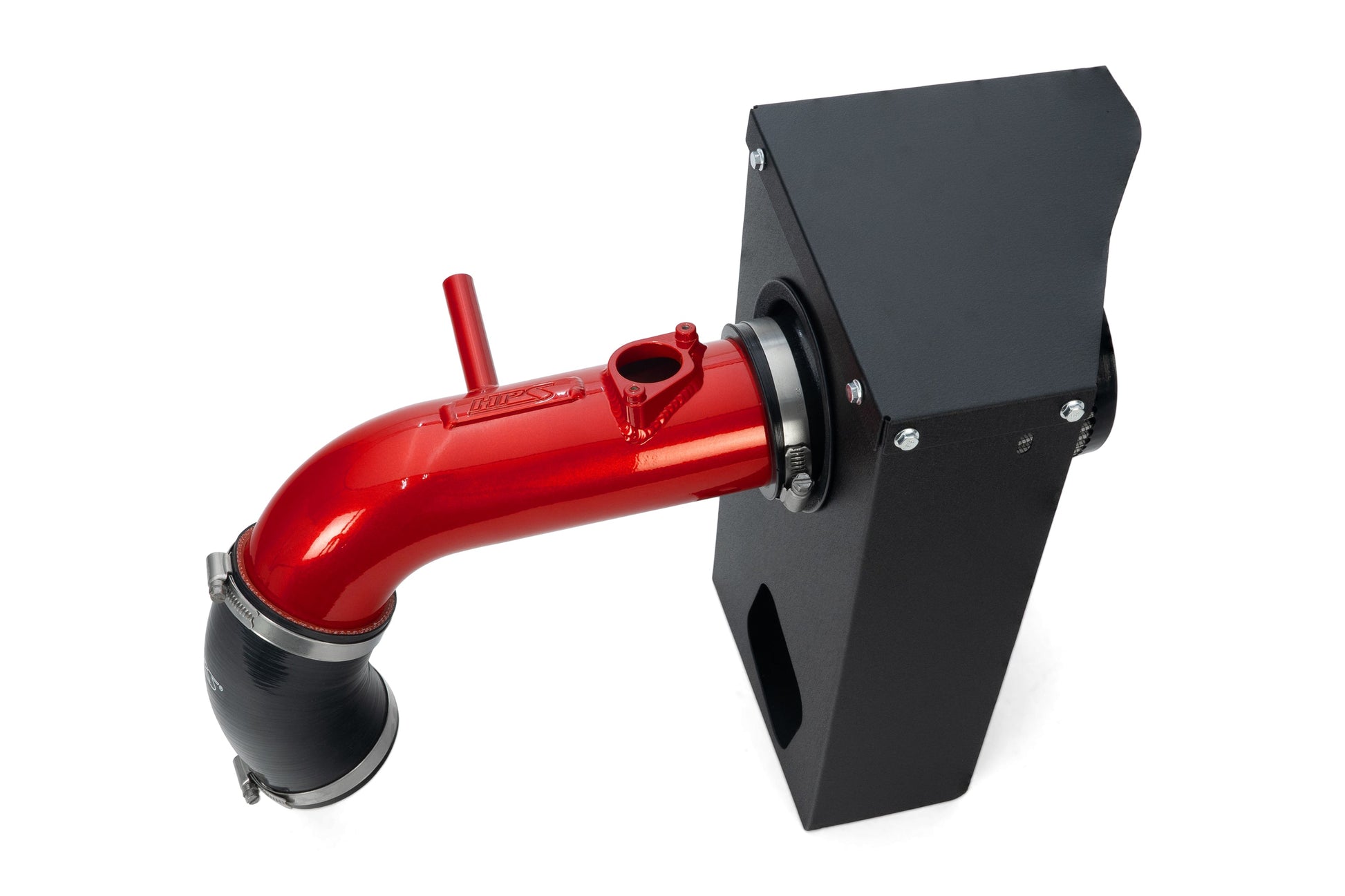 HPS Performance Air Intake Kit with Heat Shield Red 827-768R