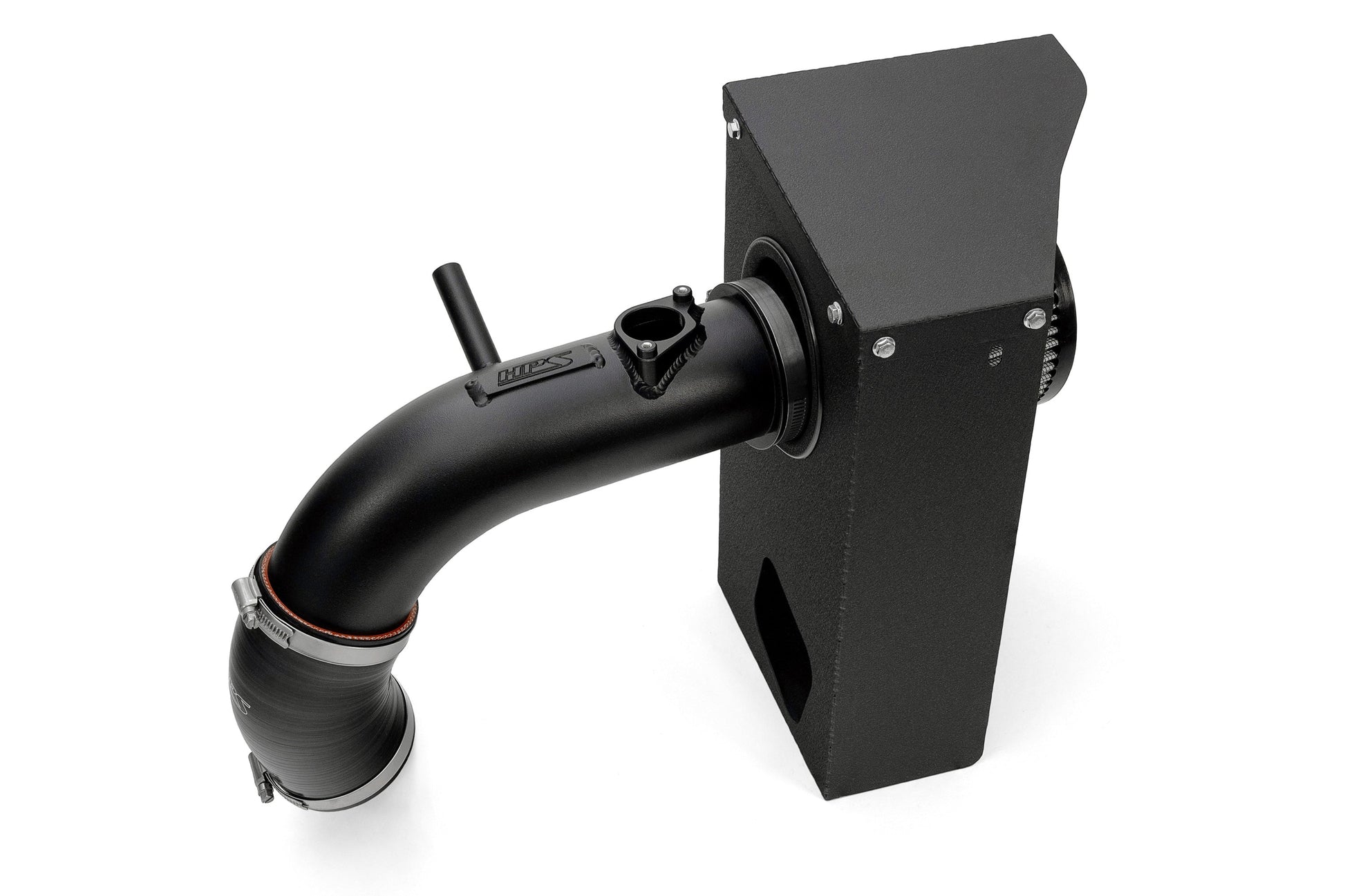 HPS Performance Air Intake Kit with Heat Shield Black 827-768WB