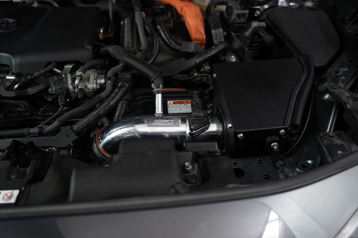 HPS Performance Air Intake Kit with Heat Shield, Black, 827-768WB