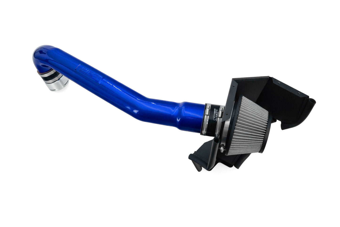 HPS Performance Air Intake Kit with Heat Shield, Blue, 827-772BL