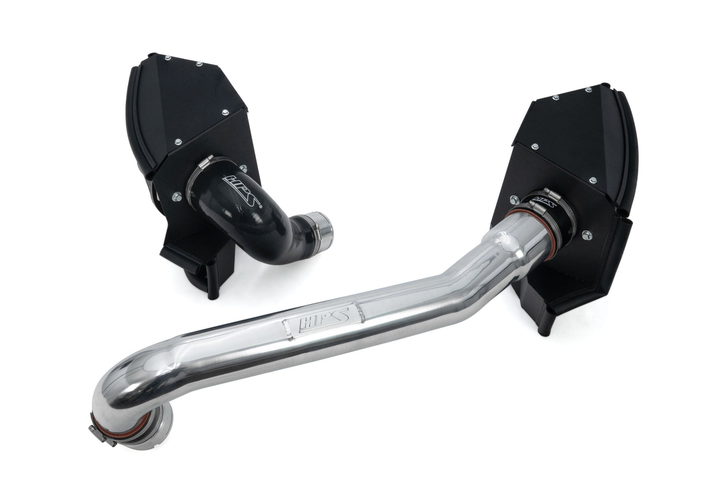 HPS Performance Air Intake Kit with Heat Shield Polished 827-772P