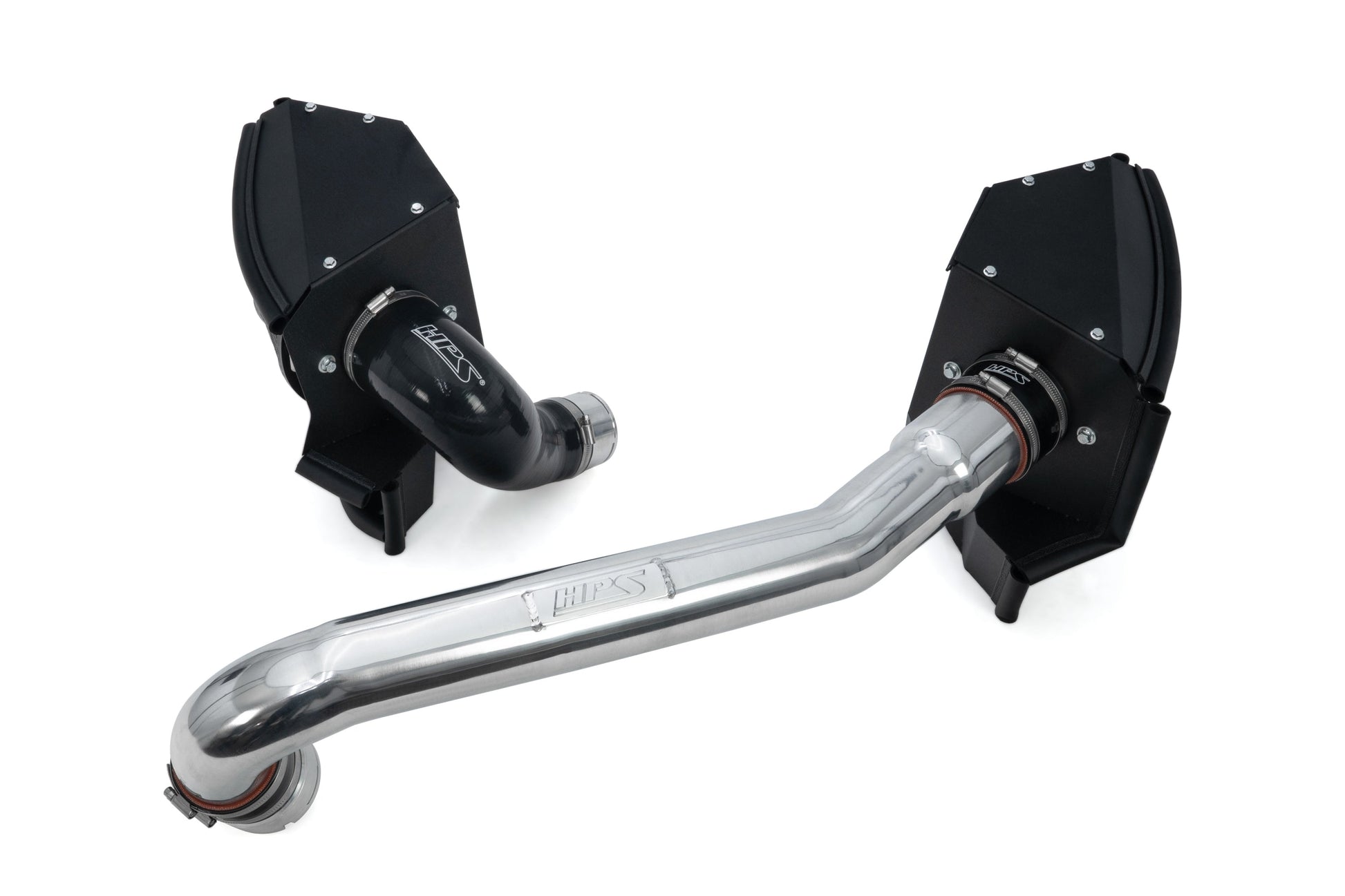 HPS Performance Air Intake Kit with Heat Shield Polished 827-772P