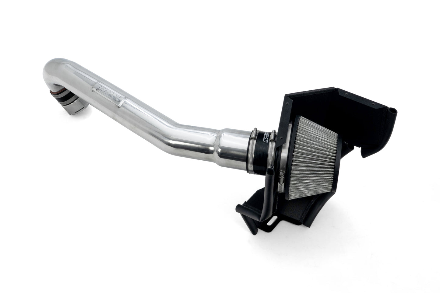 HPS Performance Air Intake Kit with Heat Shield, Polished, 827-772P