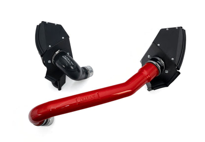 HPS Performance Air Intake Kit with Heat Shield Red 827-772R