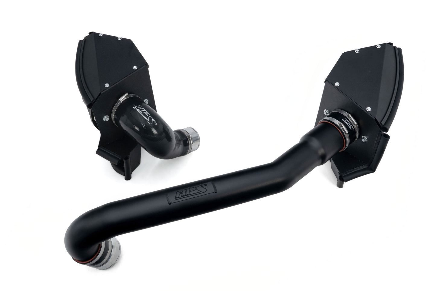 HPS Performance Air Intake Kit with Heat Shield Black 827-772WB