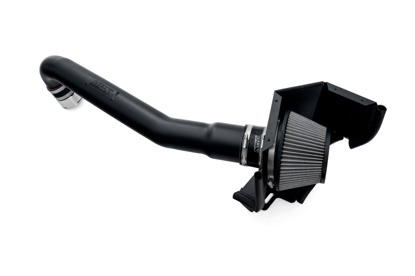 HPS Performance Air Intake Kit with Heat Shield, Black, 827-772WB