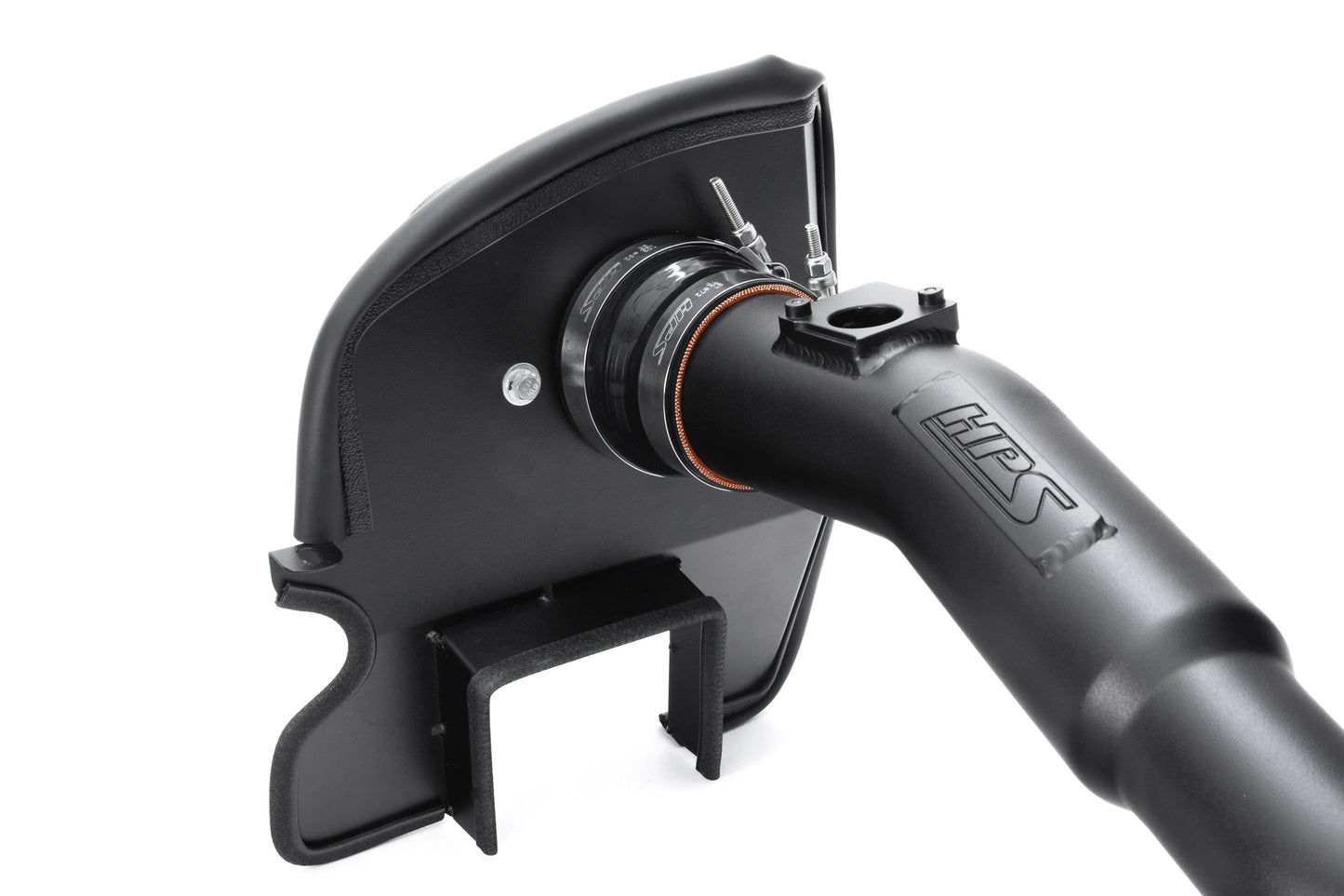 HPS Performance Air Intake Kit with Heat Shield, Black, 827-777WB