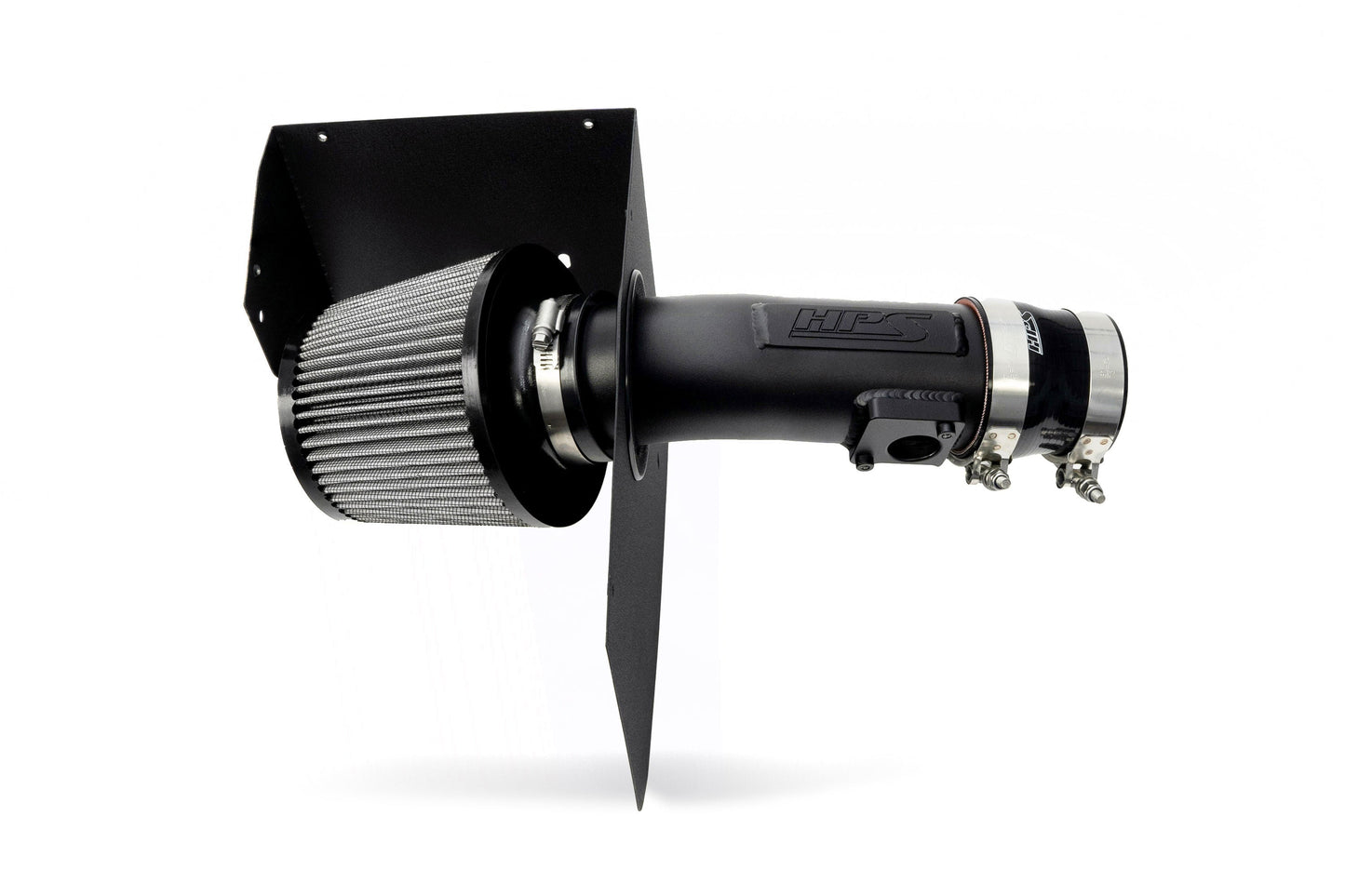 HPS Performance Air Intake Kit with Heat Shield, Black, 827-778WB