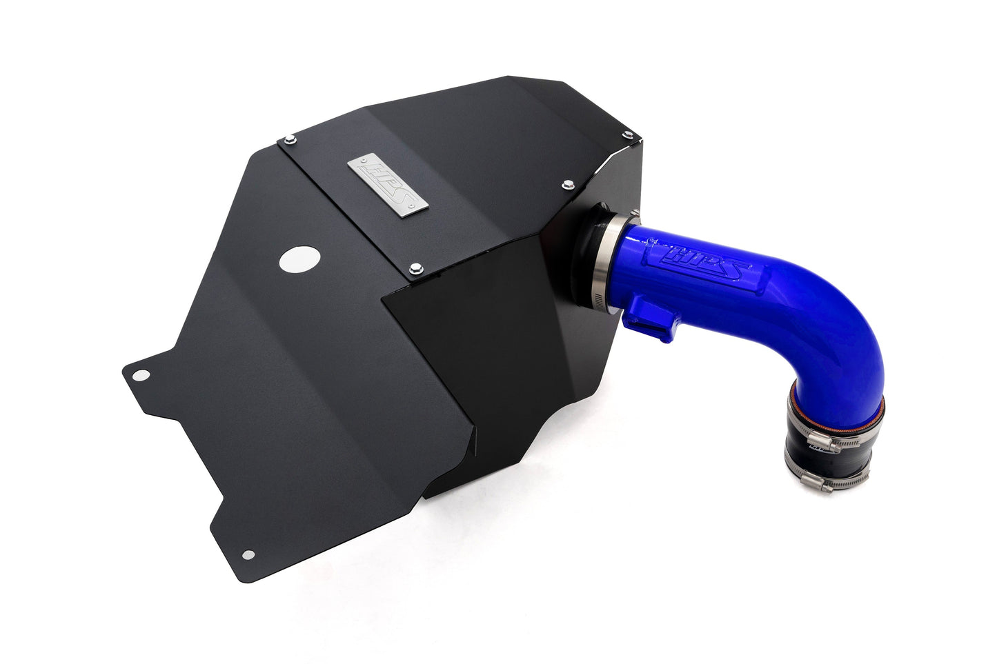 HPS Performance Air Intake Kit with Heat Shield, Blue, 827-779BL