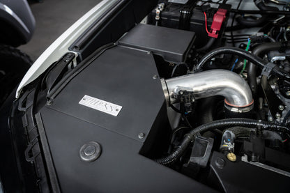 HPS Performance Air Intake Kit with Heat Shield, Polished, 827-779P